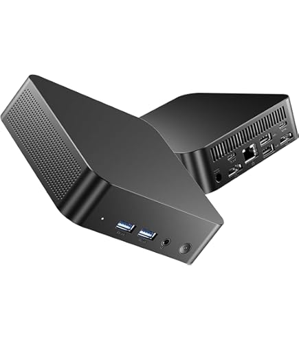 Mini PC, Intel N100 CPU 3.4G, 8GB DDR5, 256GB NVME SSD, Dual 2.5Gb